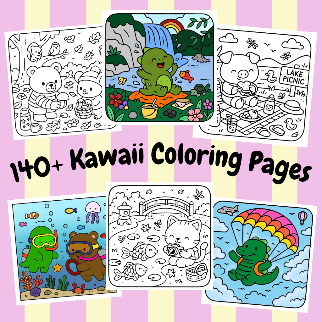 Kawaii Procreate Bundle Plus